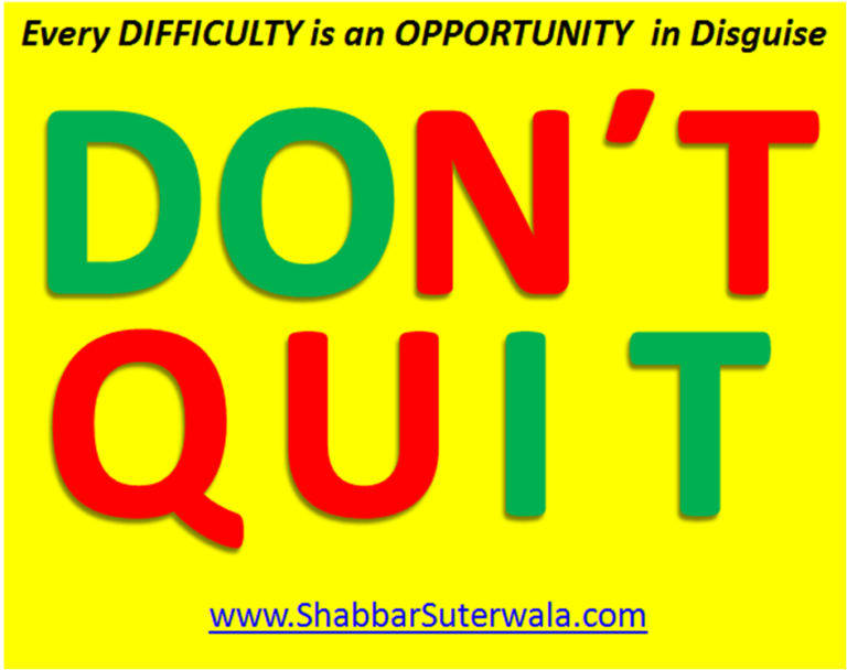 Dont Quit - Do it