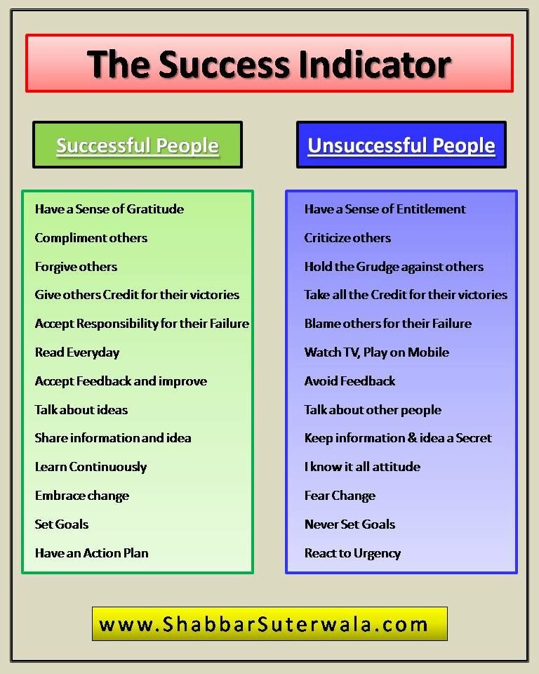 The Success Indicator