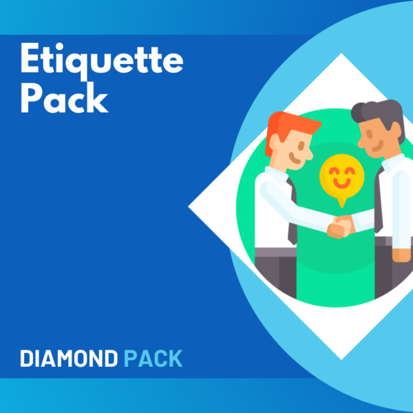Etiquette pack - ready made soft skills materials